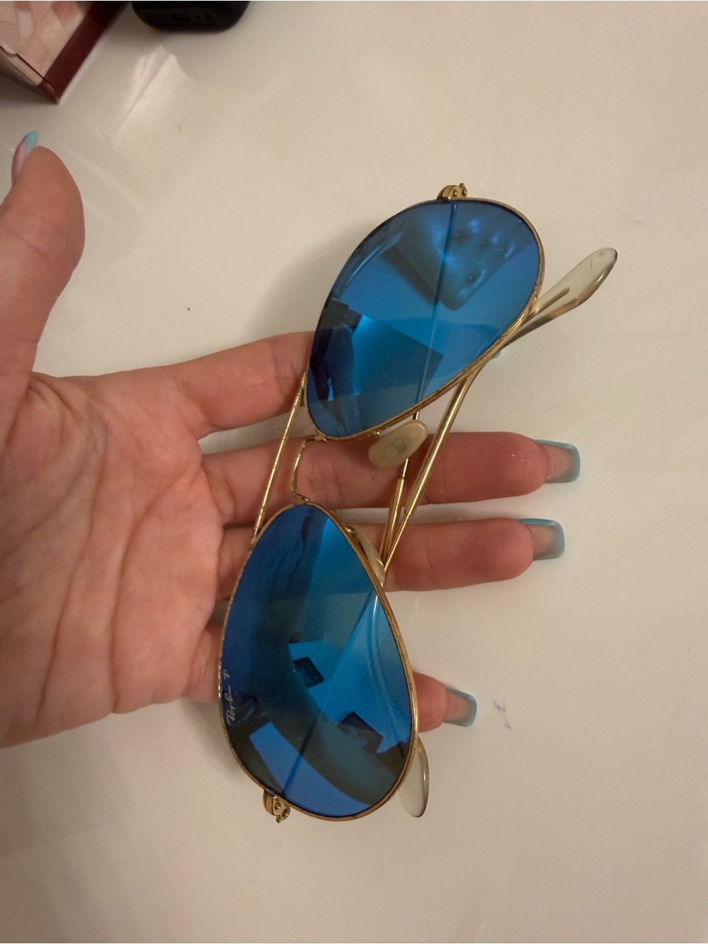 Ray Ban Polarized Aviator Sunglasses